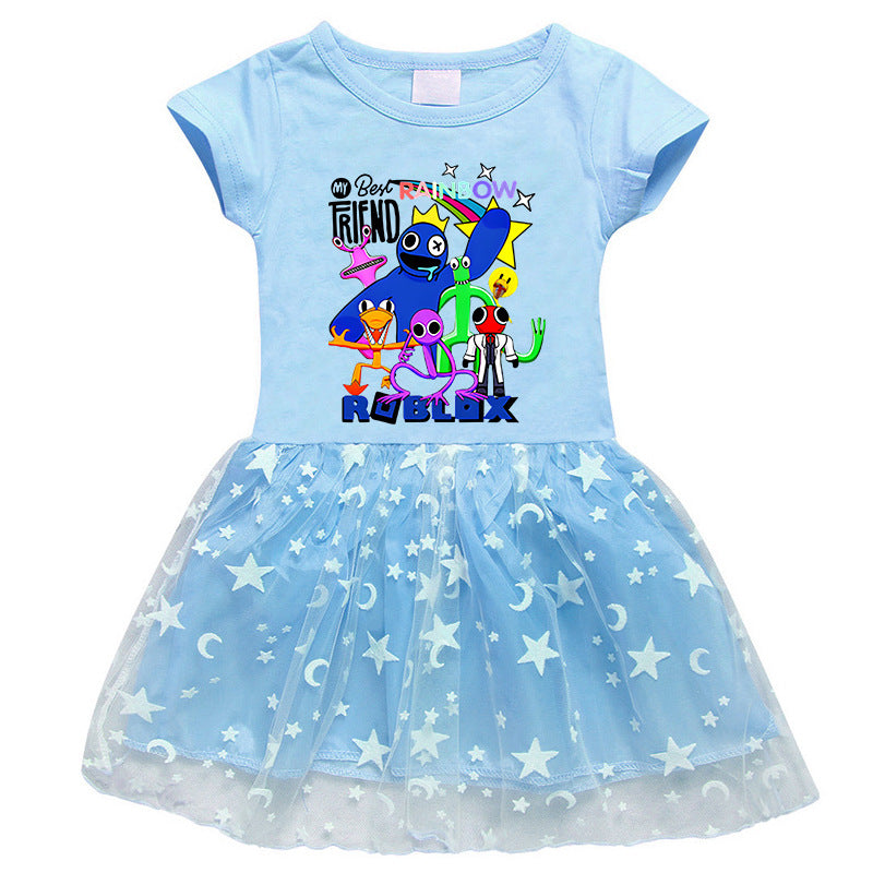 Girls' Half Sleeve Summer Dress