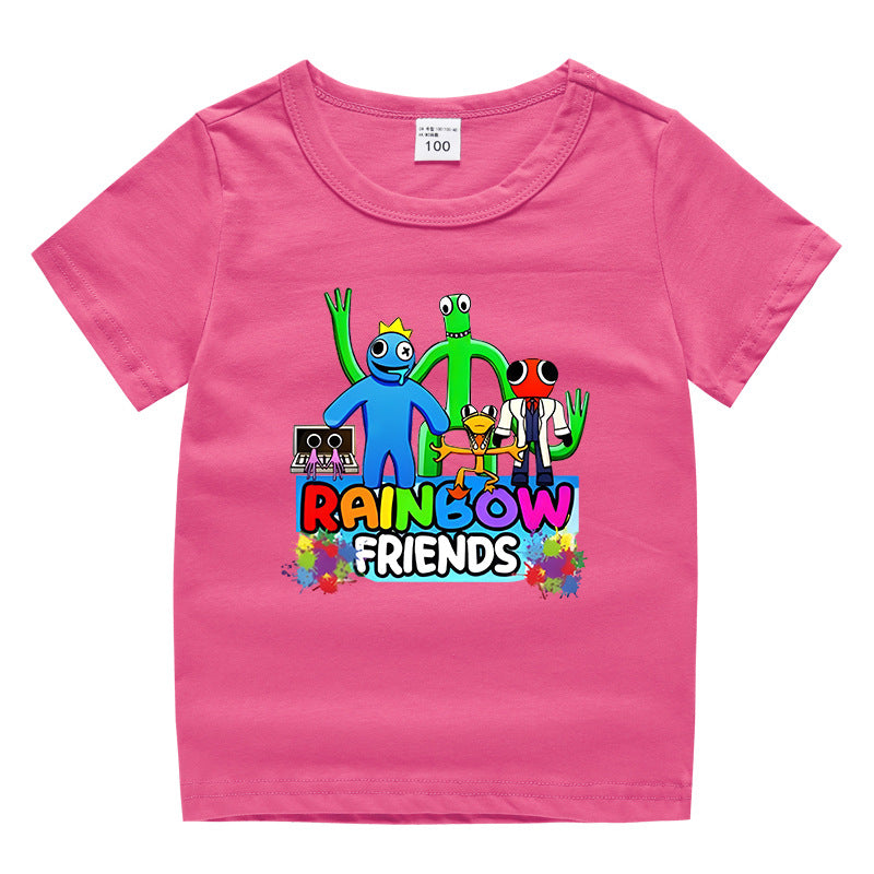Children's summer short sleeved T-shirt