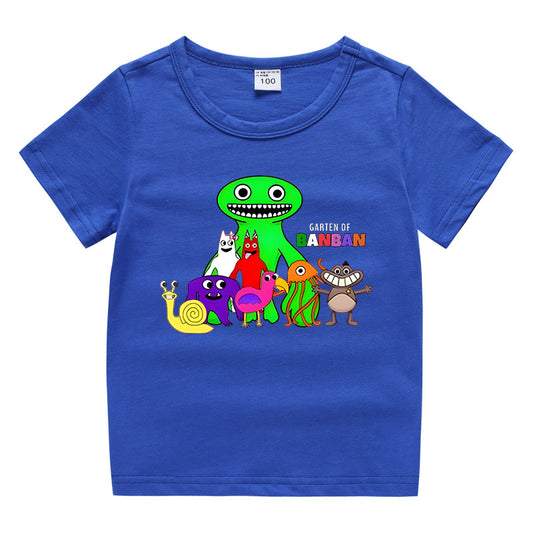 Children's summer clothing short sleeved T-shirt for men and women