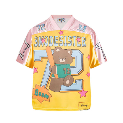 Baseball Cubs Printed Short Sleeves