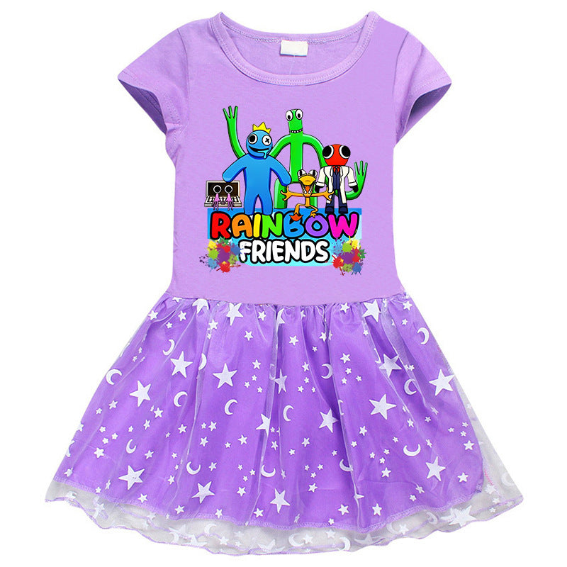 Girls' Half Sleeve Summer Dress