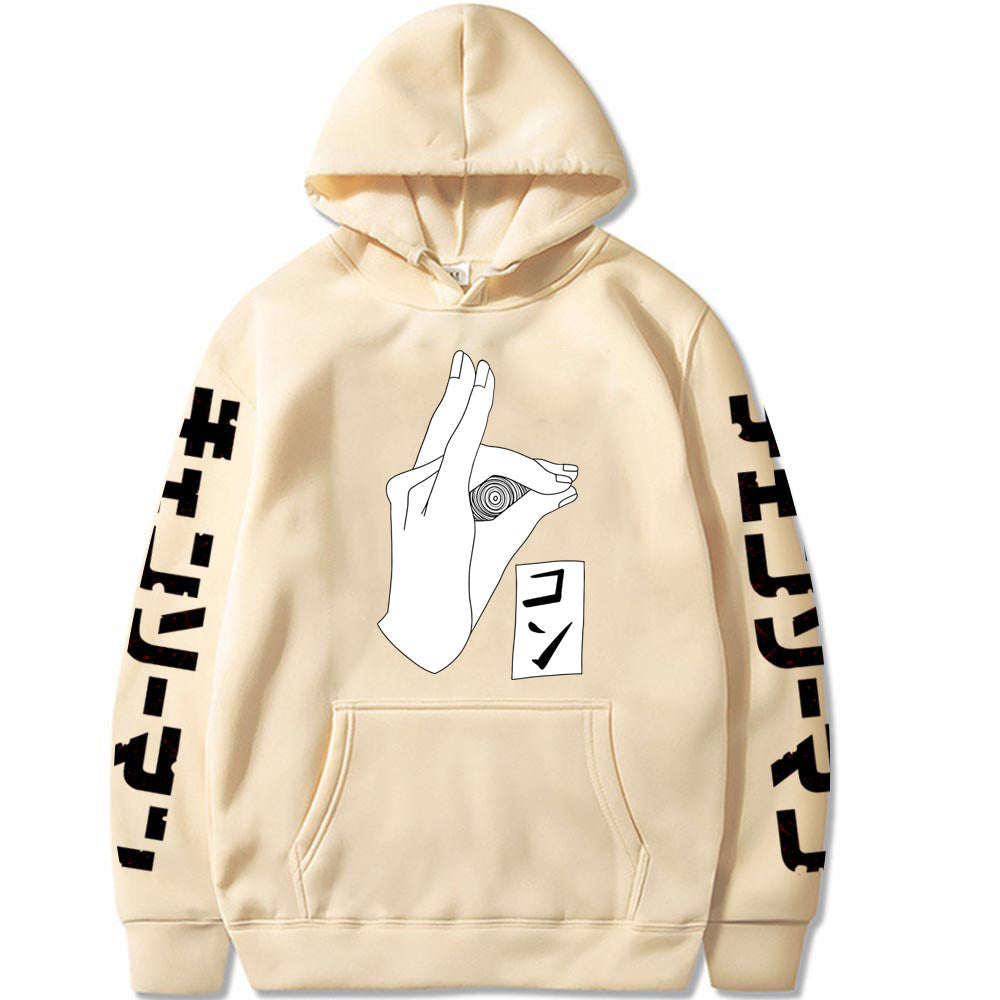 Chainsaw Man Printed Loose Hooded Sweatshirt