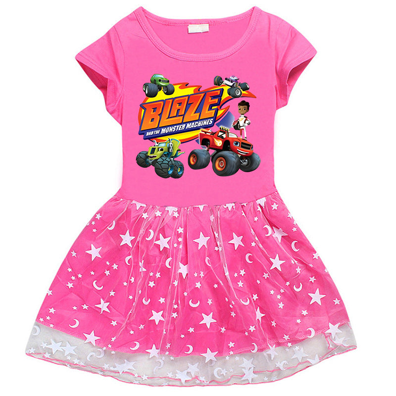 Girls' Half Sleeve Summer Dress
