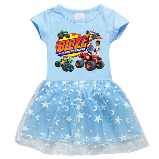 Girls' Half Sleeve Summer Dress