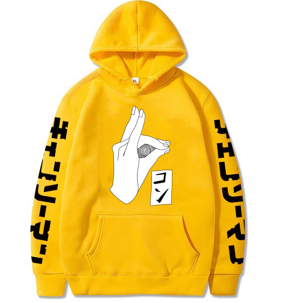 Chainsaw Man Printed Loose Hooded Sweatshirt