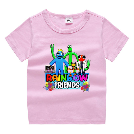 Children's summer short sleeved T-shirt