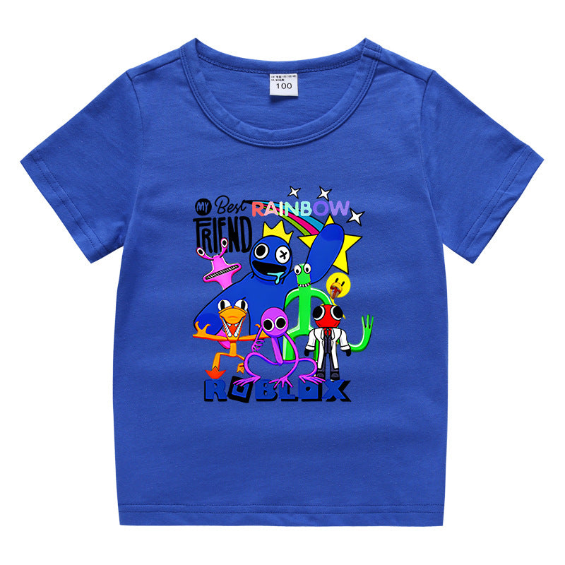 Children's summer short sleeved T-shirt