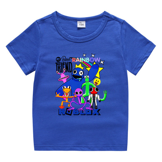 Children's summer short sleeved T-shirt