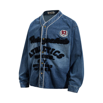 Baseball denim shirt