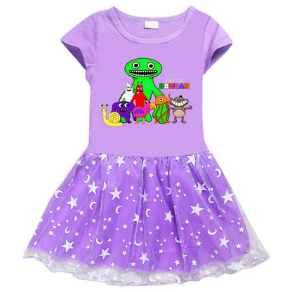 Girls' Half Sleeve Summer Dress