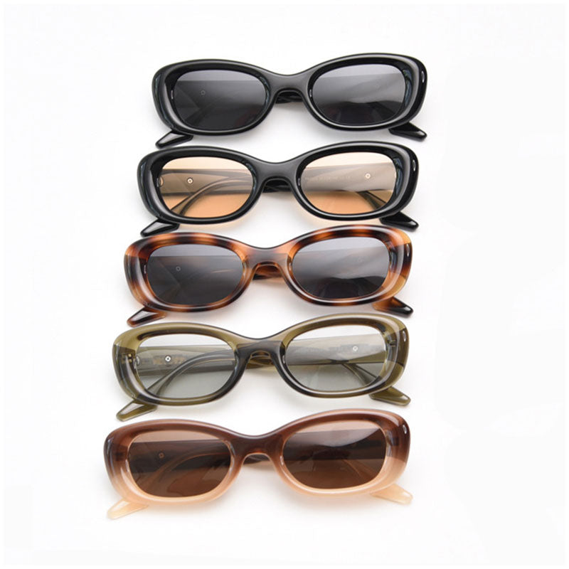 Polarized Sunglasses Man Small Oval Retro Trend Glasses Man Sunglasses For Women Vintage Punk Party Eyeglasses UV400