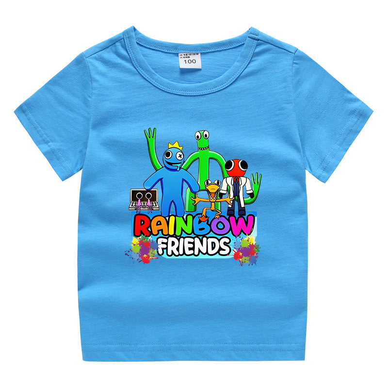 Children's summer short sleeved T-shirt