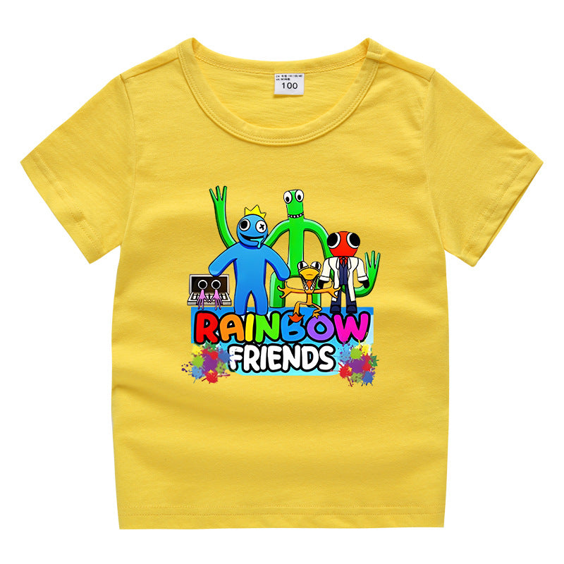 Children's summer short sleeved T-shirt