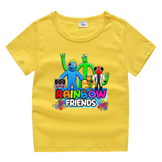 Children's summer short sleeved T-shirt
