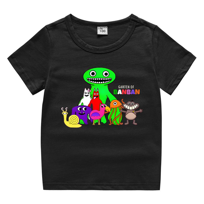 Children's summer clothing short sleeved T-shirt for men and women