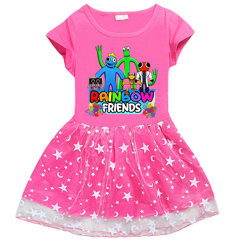 Girls' Half Sleeve Summer Dress
