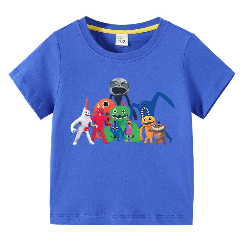 Children's summer short sleeved T-shirt