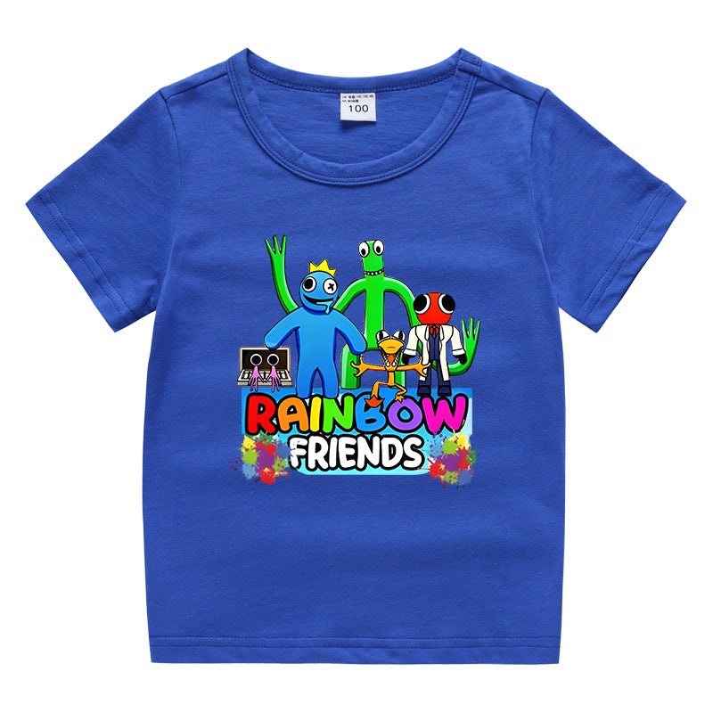 Children's summer short sleeved T-shirt