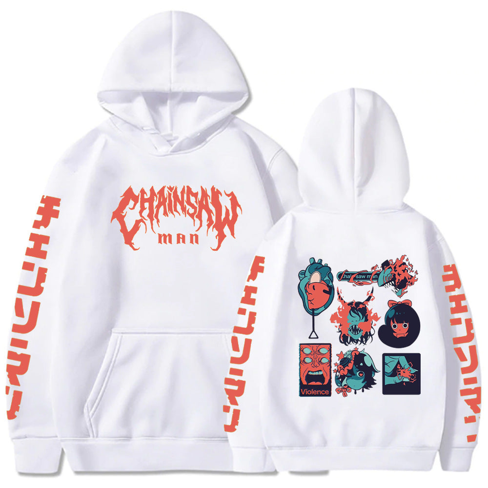 Chainsaw Man Printed Hooded