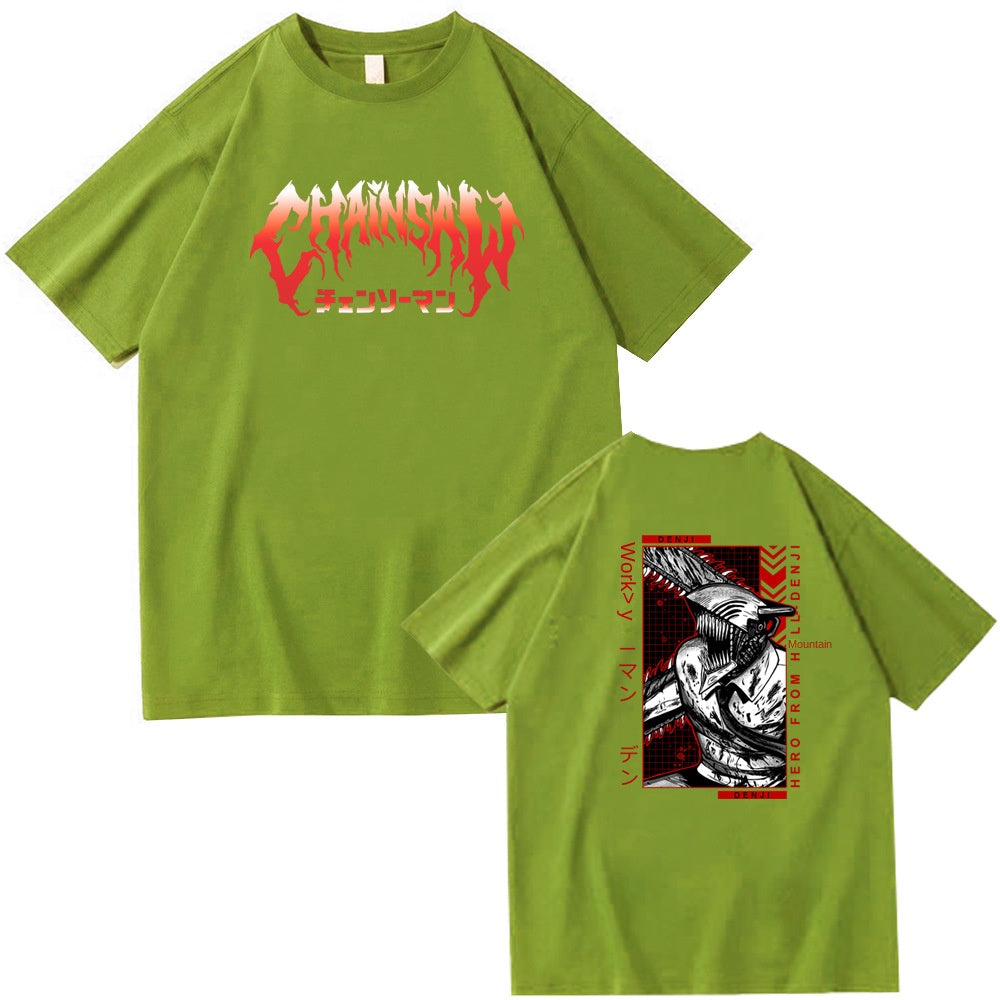 Chainsaw Man Denji Pochita Chain Saw Man Short Sleeve