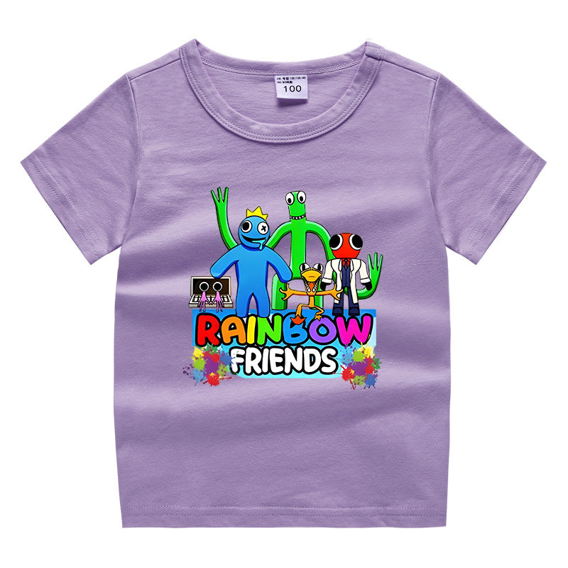 Children's summer short sleeved T-shirt