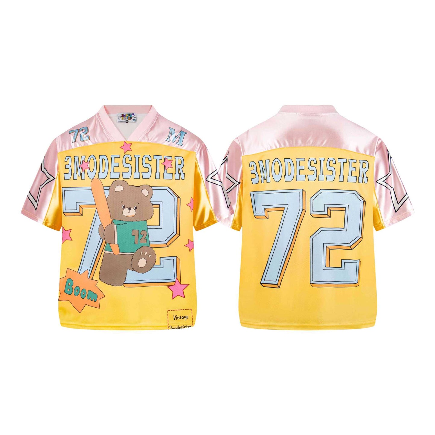 Baseball Cubs Printed Short Sleeves