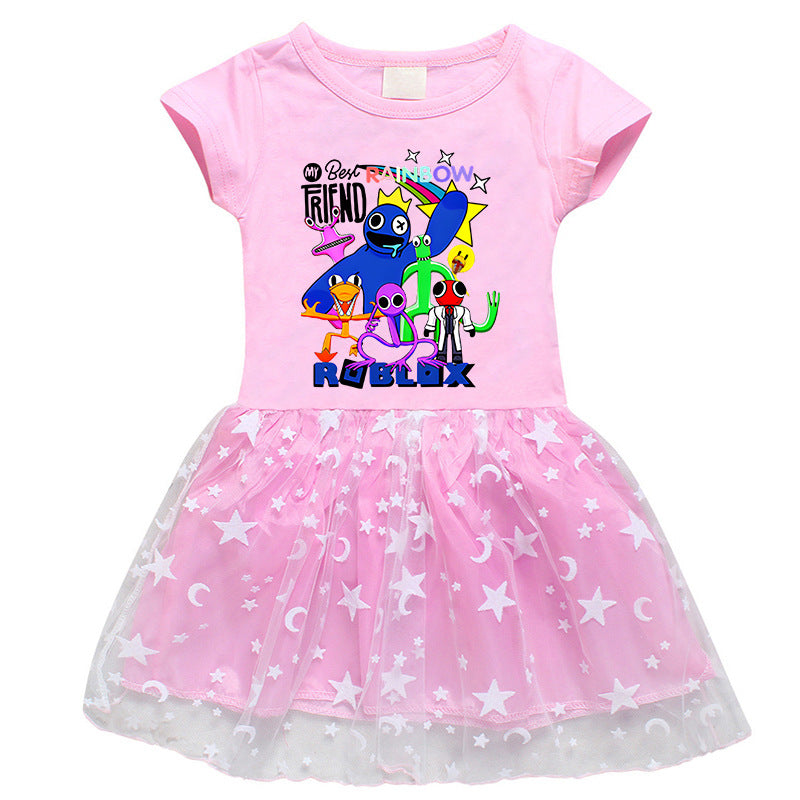 Girls' Half Sleeve Summer Dress