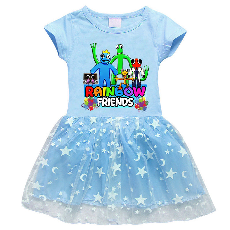 Girls' Half Sleeve Summer Dress