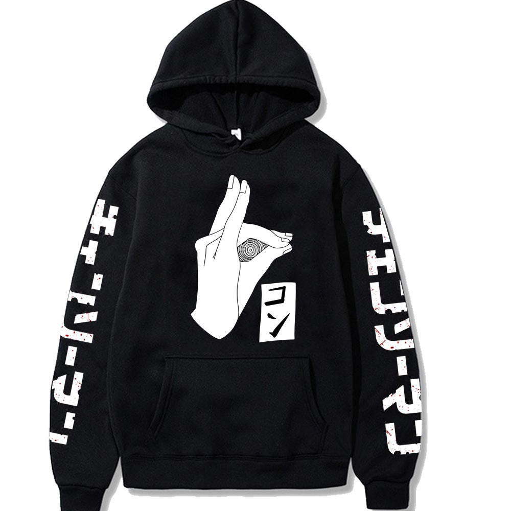 Chainsaw Man Printed Loose Hooded Sweatshirt