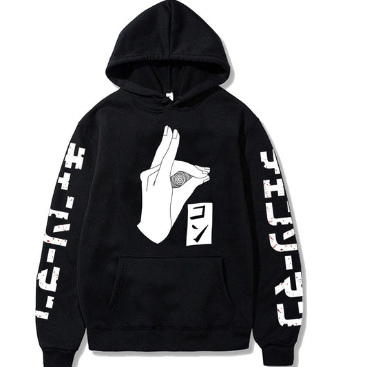 Chainsaw Man Printed Loose Hooded Sweatshirt