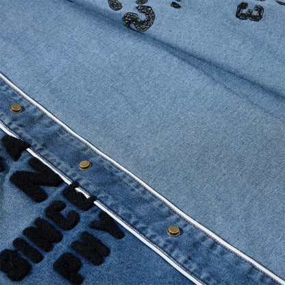 Baseball denim shirt